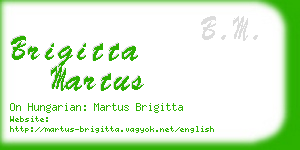 brigitta martus business card
